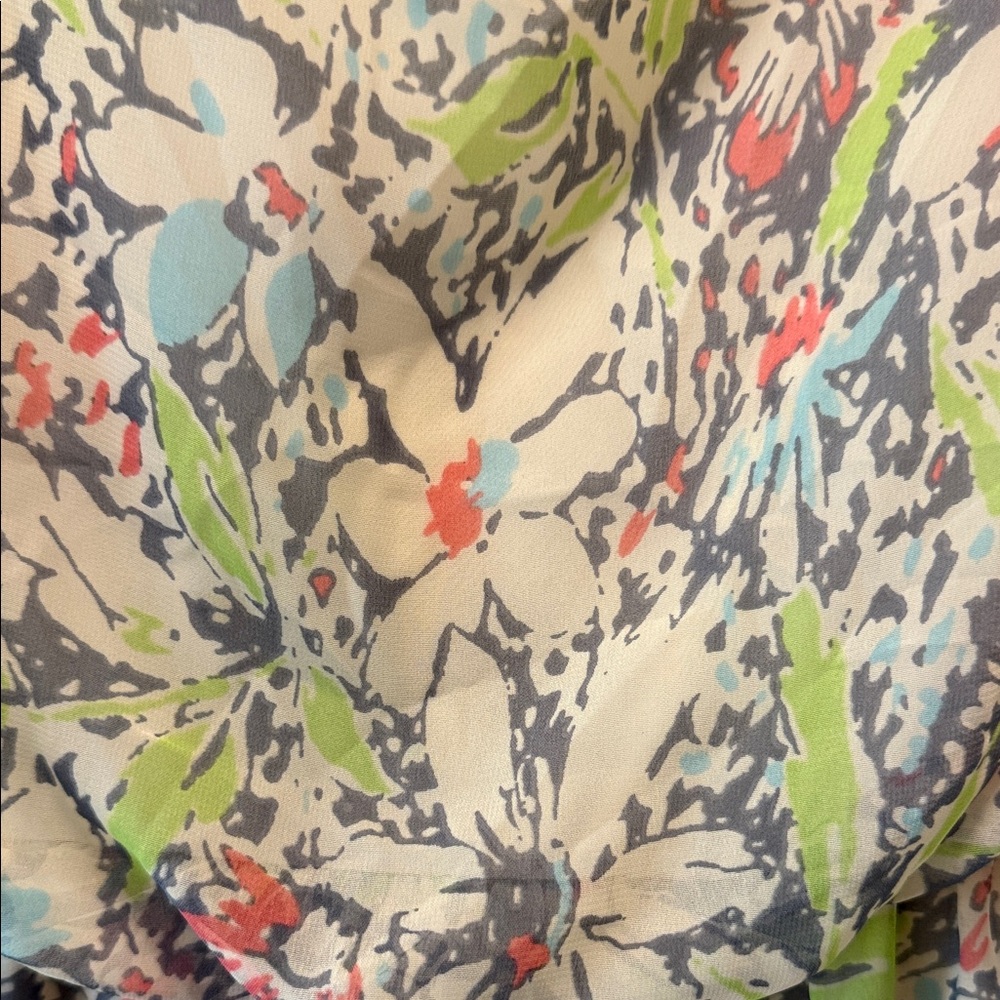 Lush Multicolor Floral Tunic Dress - Picture 4 of 4